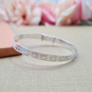 925 silver expandable babies bangle