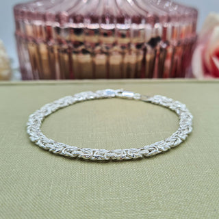 7.5 inch women's bracelet in sterling silver