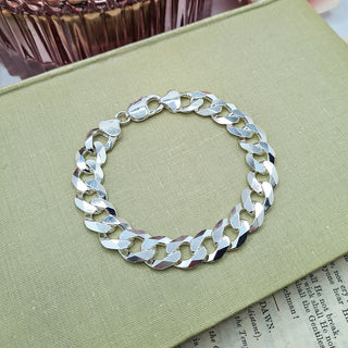 men's chunky curb chain bracelet