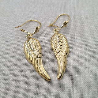 beautiful detailing on wing earrings