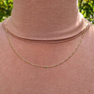 gold figaro chain for pendants