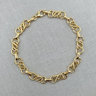 9ct gold celtic bracelet for women.