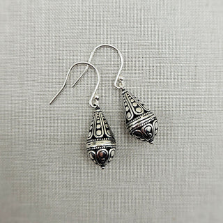 another view of pretty bali dangle earrings