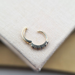 cartilage hoop earring in 9K gold