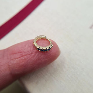 tiny huggie helix hoop