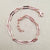 ladies paperclip chain bracelet is rose gold plated silver