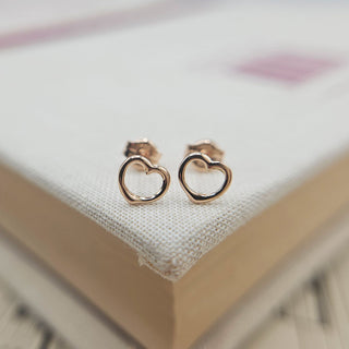 rose gold studs