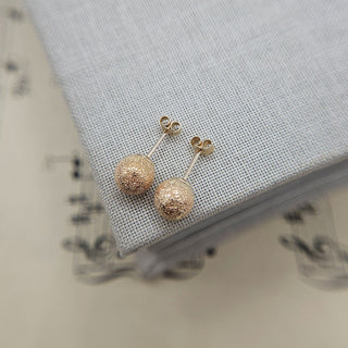 6mm gold ball studs