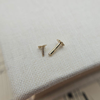 internally threaded labret earring