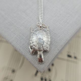 made in Britain hallmarked tortoise in sterling silver