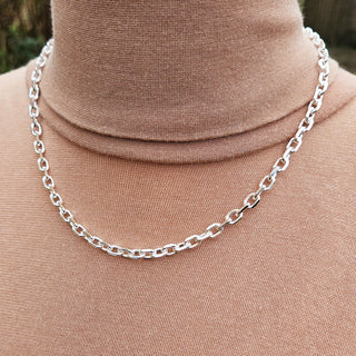 sterling silver trace chain 5mm wide