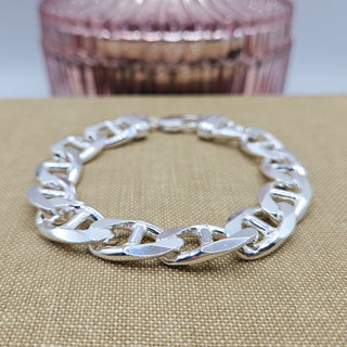 13mm Anchor Chain Bracelet, 9 inch
