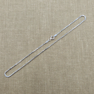 Very Dainty Diamond Cut Box Chain Anklet, 10 inch