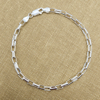 silver belcher bracelet 8 inch