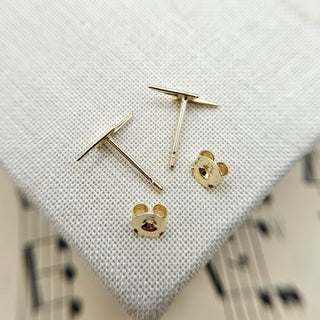 lightening studs with post and butterfly fitting