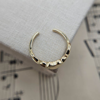 solid gold toe ring in 9K