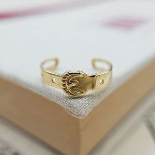 solid gold belt toe ring