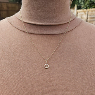 small claddagh charm necklace