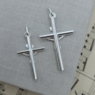 Silver Crucifix Pendant | Small & Medium