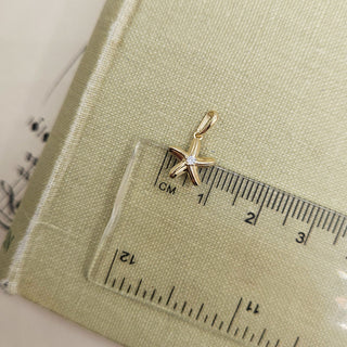 Dainty Gold Starfish Charm