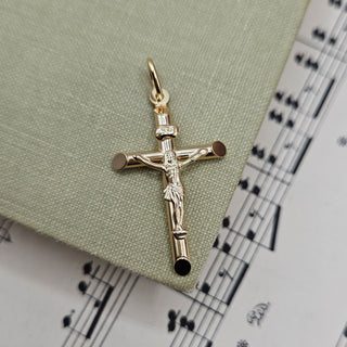 Medium Gold Crucifix Pendant