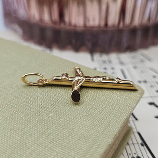 Medium Gold Crucifix Pendant