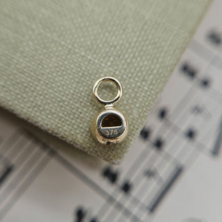 Micro Gold & Citrine Bezel Charm