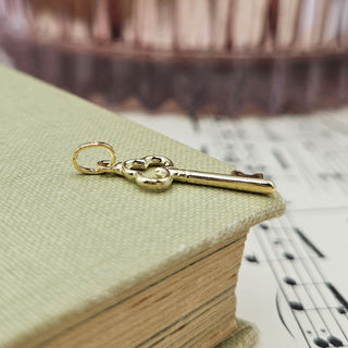 Small Gold Key Pendant