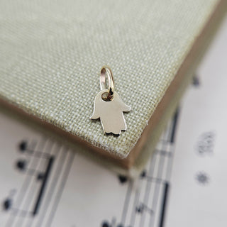 Tiny Gold Hamsa Hand Charm