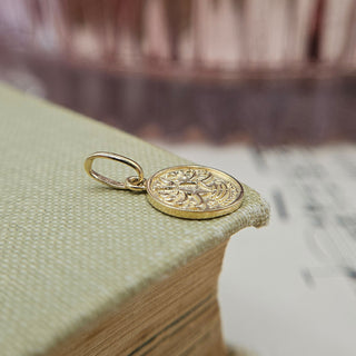 Micro Gold Scorpio Zodiac Pendant