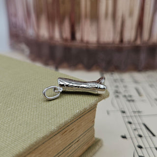 Silver Cowboy Boot Pendant