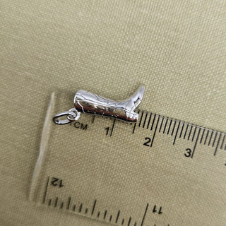 Silver Cowboy Boot Pendant