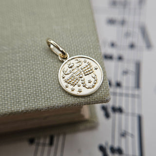  Micro Gold Scorpio Zodiac Pendant