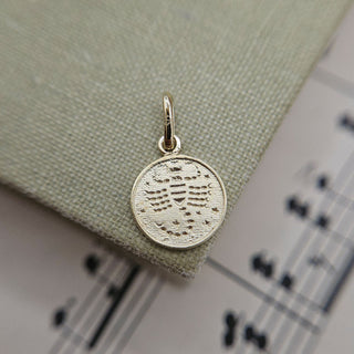  Micro Gold Scorpio Zodiac Pendant