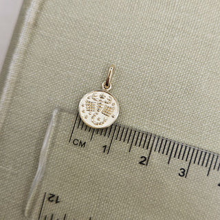  Micro Gold Scorpio Zodiac Pendant
