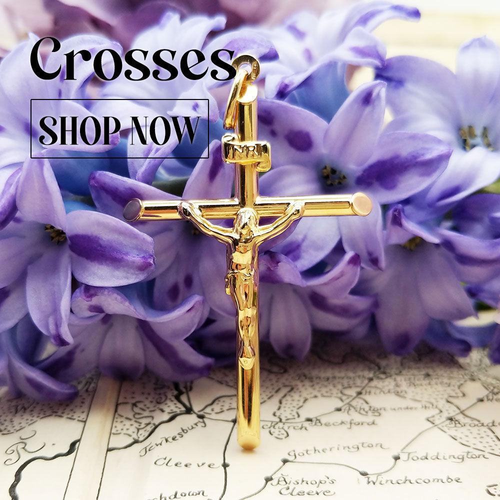 Cross Pendants & Necklaces in gold and silver
