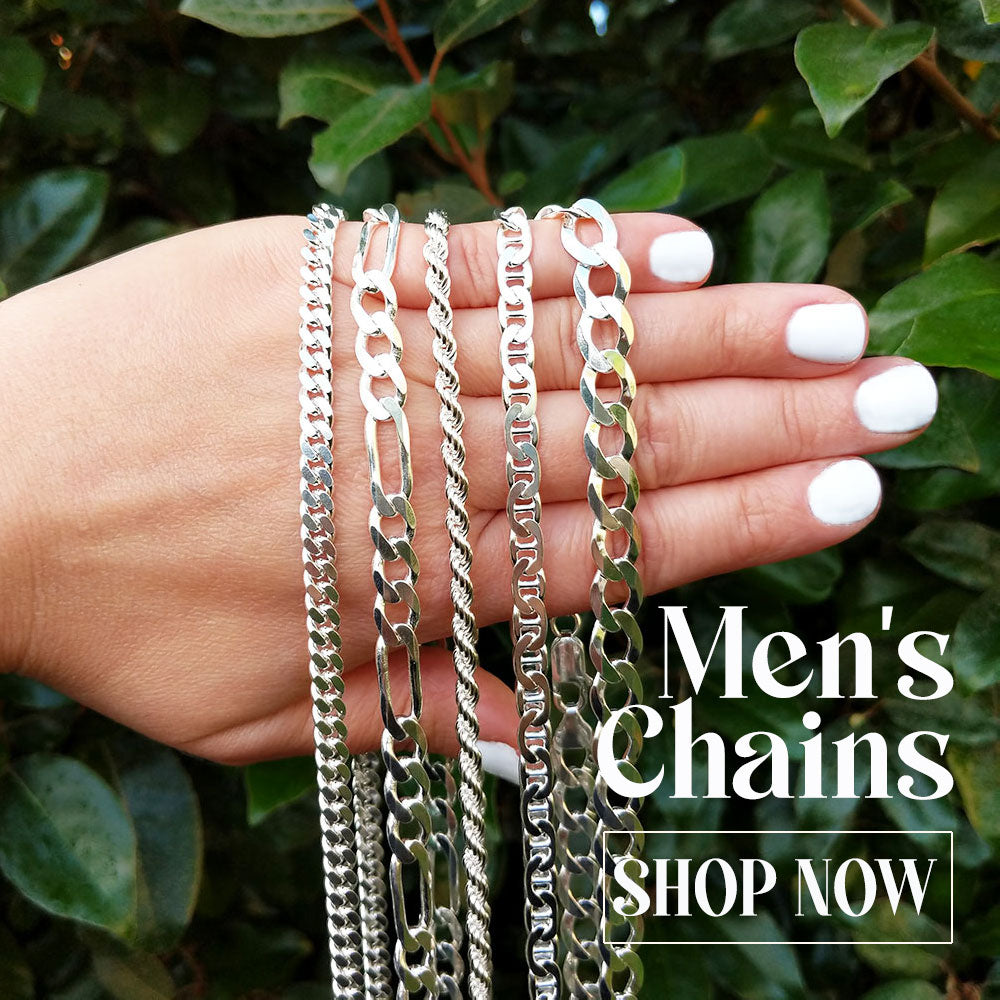 men's gold chains and silver chains