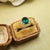 emerald 9ct gold ring