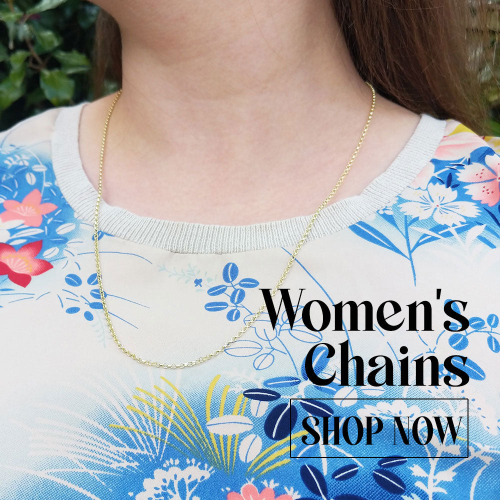 chains for women in gold and silver