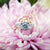 final view of cz solitaire stone in silver ring