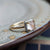 9ct yellow gold rose quartz and diamond ring