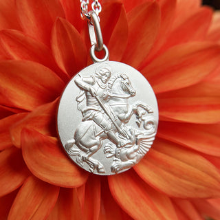 st george pendant necklace