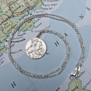 men's St George necklace