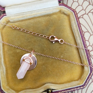 adjustable rose gold plated chain