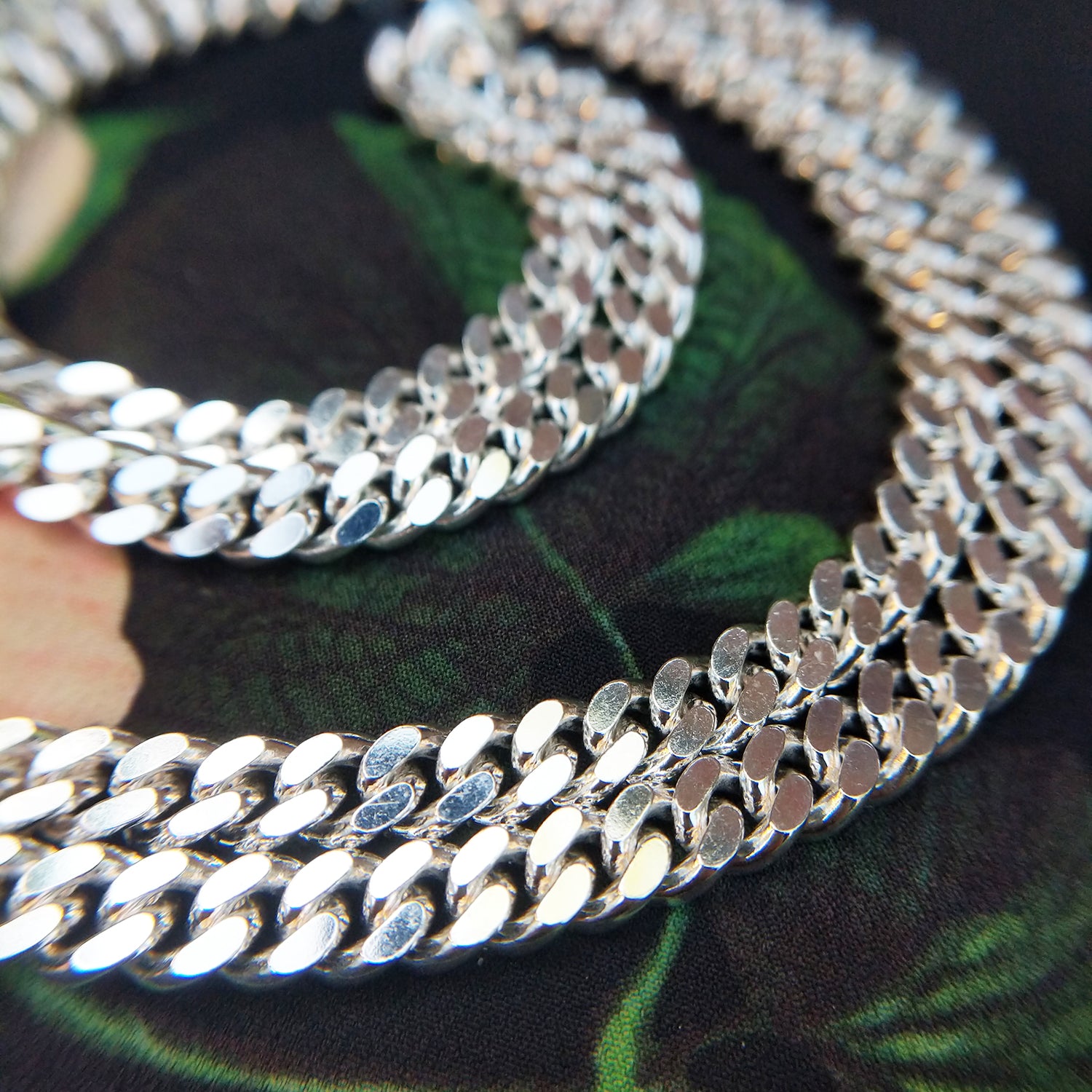 high quality silver men's chain