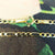 spring ring clasp on figaro chain
