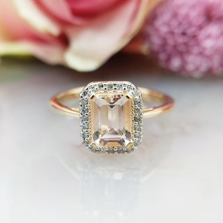 morganite engagement ring