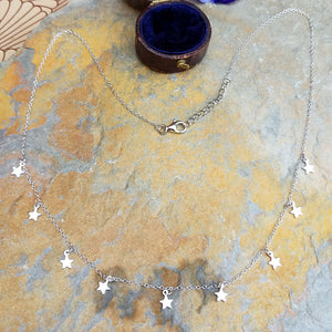 star necklace in sterling silver