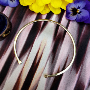 solid gold bangle for women