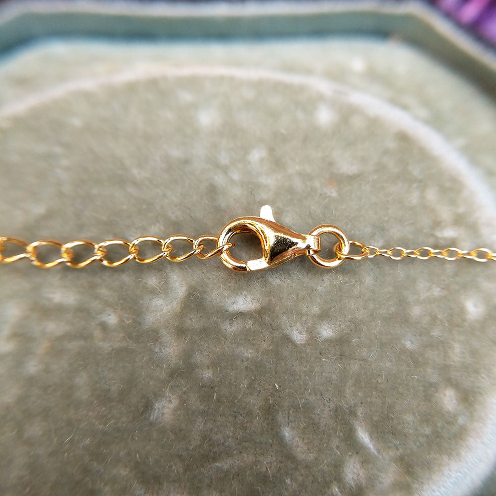 women's adjustable gold vermeil bracelet